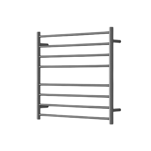 Mirage 8 Bar Wide Heated Towel Rail - Gun Metal (MIR7570-8GM)