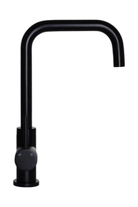 Round Kitchen Mixer Tap - Matte Black Meir