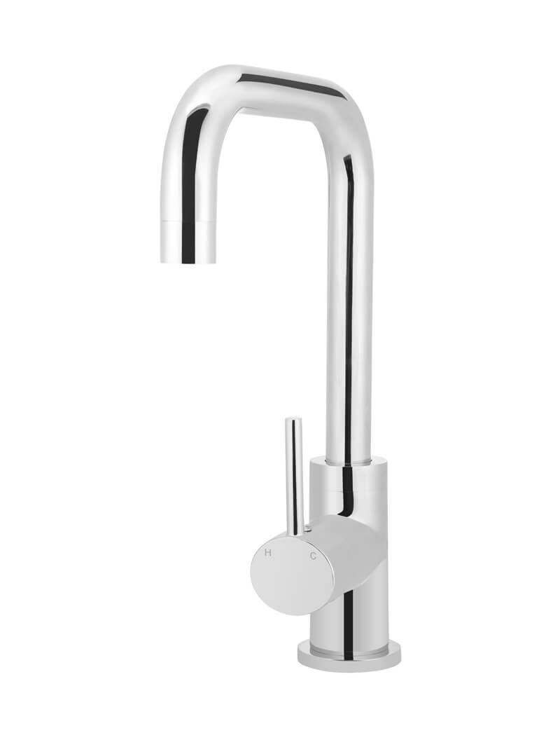 Round Kitchen Mixer Tap - Chrome