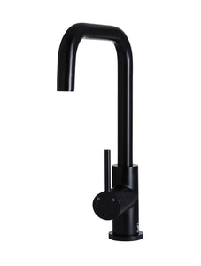 Round Kitchen Mixer Tap - Matte Black Meir