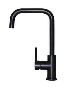 Round Kitchen Mixer Tap - Matte Black Meir