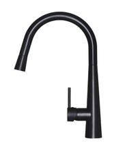 Load image into Gallery viewer, Round Pull Out Kitchen Mixer Tap - Matte Black Meir
