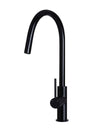 MK17 Round Piccola Pull Out Kitchen Mixer Tap - Matte Black