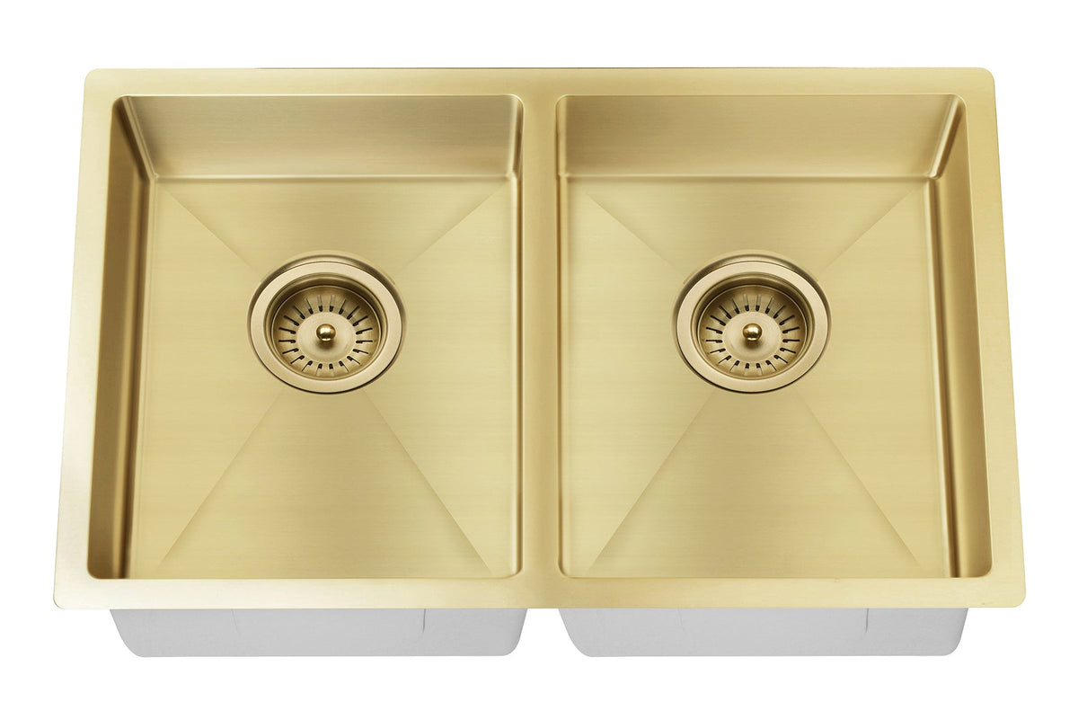 Lavello Kitchen Sink - Double Bowl 760 x 440 - Tiger Bronze