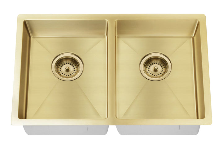 Lavello Kitchen Sink - Double Bowl 760 x 440 - Tiger Bronze