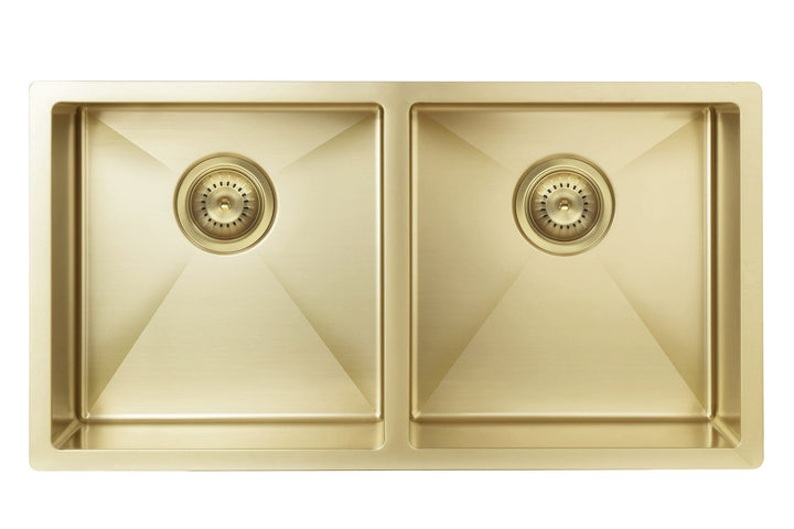 Kitchen Sink - Double Bowl 860 x 440 - Tiger Bronze