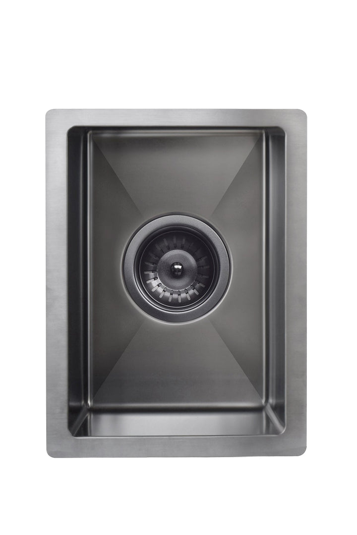 Lavello Bar Sink - Single Bowl 382 x 272 - Single Bowl 382 x 272 - PVD Brushed Gunmetal