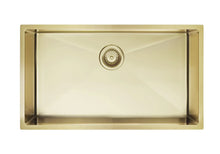 Load image into Gallery viewer, Lavello Kitchen Sink - Single Bowl 760 x 440 - PVD Brushed Bronze Gold Meir
