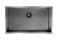 Load image into Gallery viewer, Lavello Kitchen Sink - Single Bowl 760 x 440 - PVD Gunmetal Black Meir
