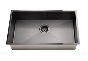 Lavello Kitchen Sink - Single Bowl 760 x 440 - PVD Gunmetal Black Meir