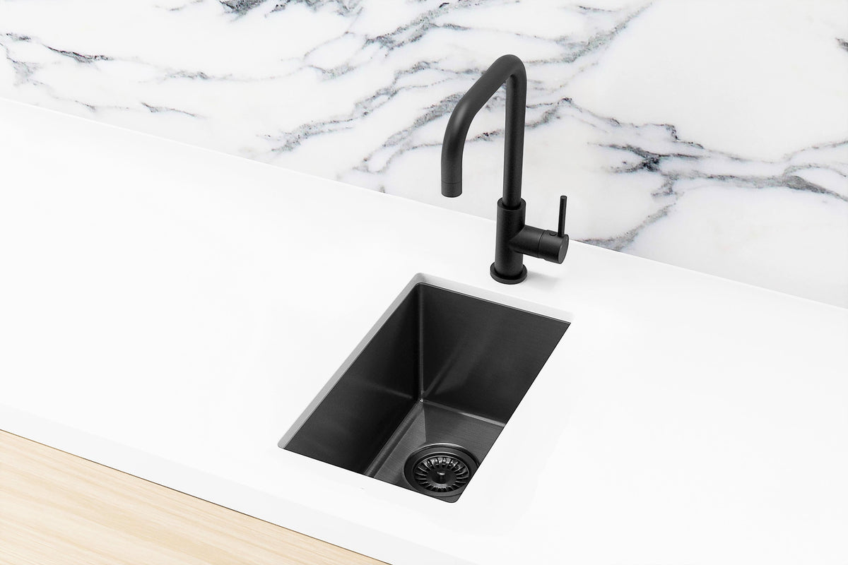 Lavello Bar Sink - Single Bowl 382 x 272 - Single Bowl 382 x 272 - PVD Brushed Gunmetal