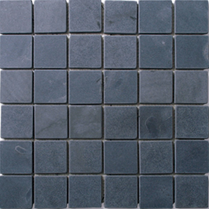 Classic Black Marble Mosaic tile face, 300 x 300 mm