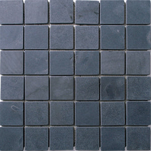 Classic Black Marble Mosaic tile face, 300 x 300 mm