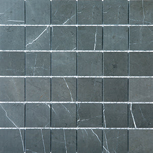 Classic Persian Blue Marble Mosaic tile face, 300 x 300 mm