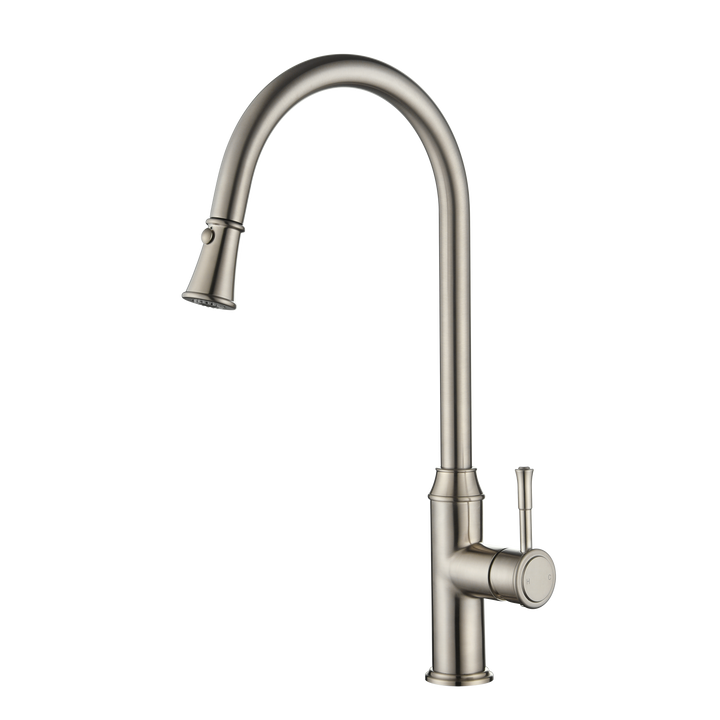 Montpellier Pull-Out Kitchen Mixer - Warm Brushed Nickel