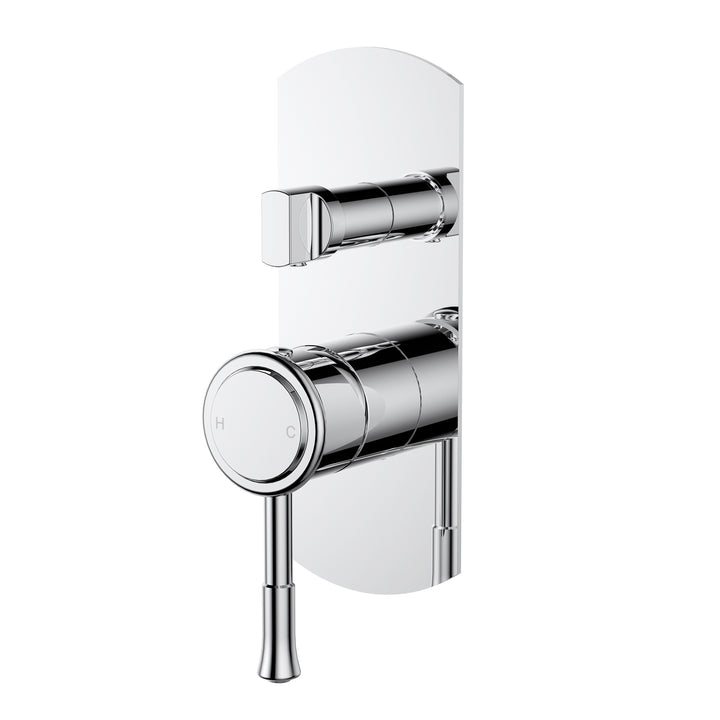 Montpellier Shower Diverter Mixer - Chrome