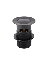 Load image into Gallery viewer, Basin Pop Up Waste 32mm - Overflow / Slotted - Matte Black Meir
