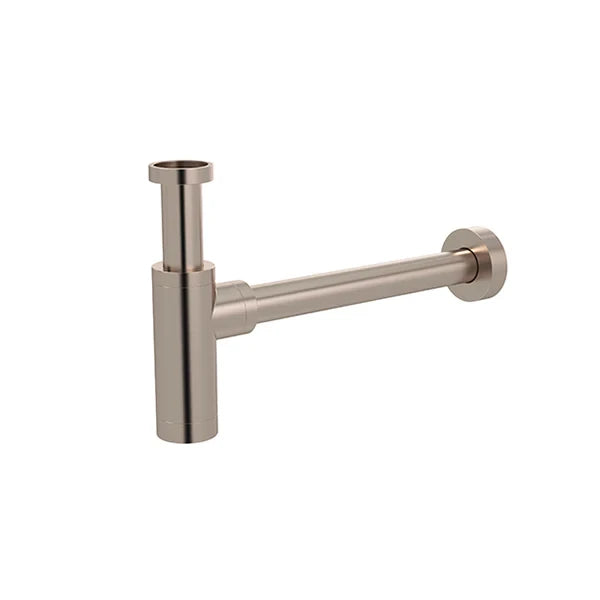 Round bottle trap for 32mm basin waste - Champagne