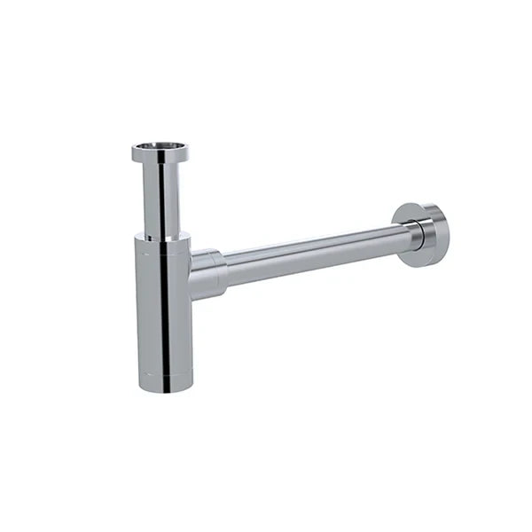 Round bottle trap for 32mm basin waste - Chrome