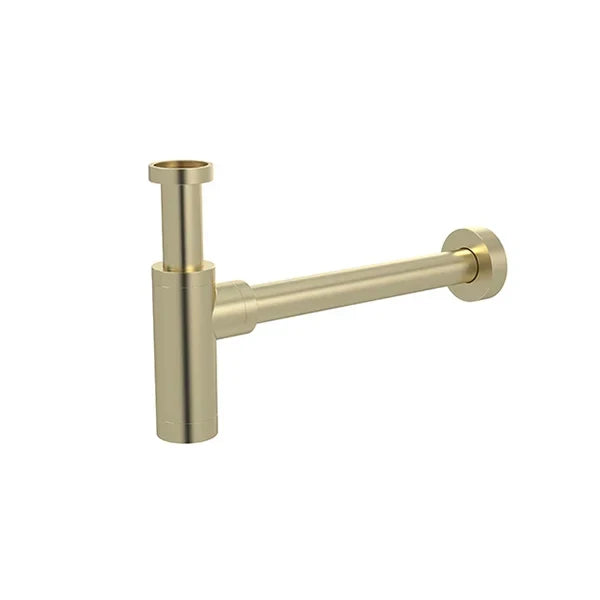 Round bottle trap for 32mm basin waste - PVD Tiger Bronze