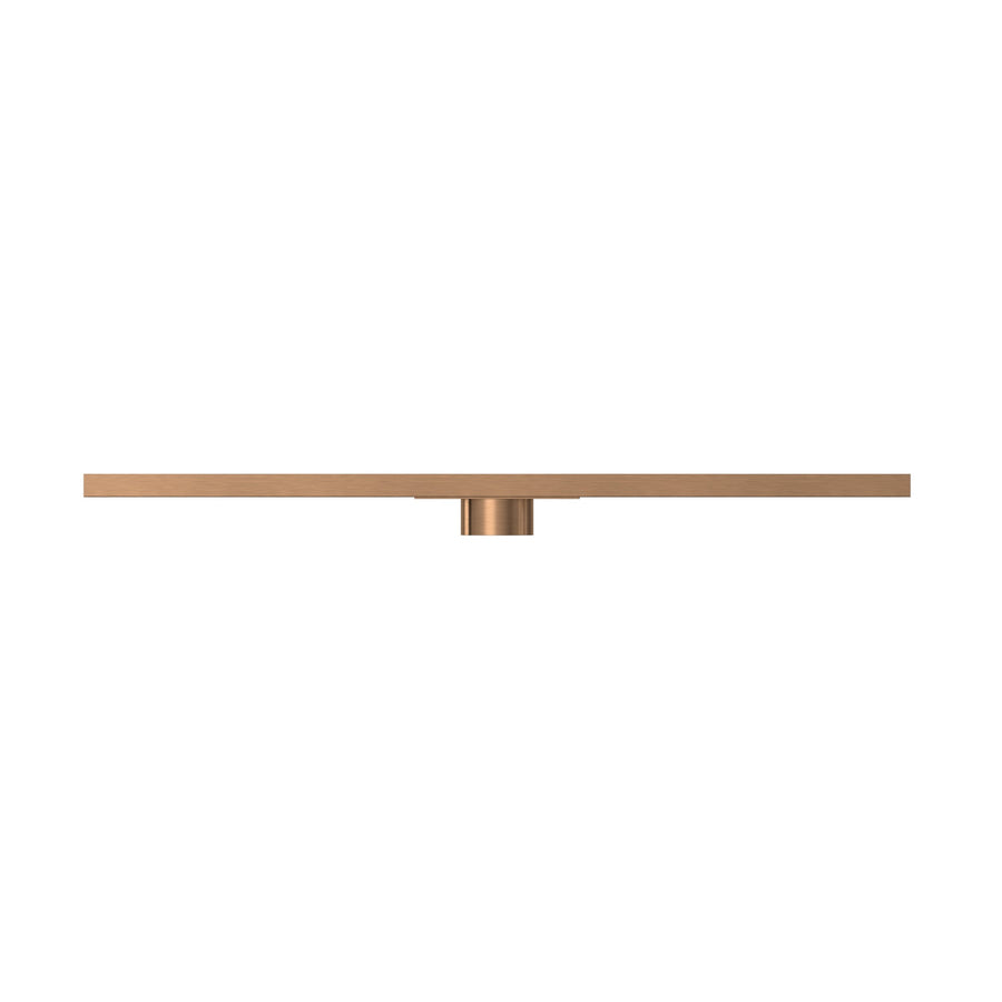 Shower Channel Waste With Tile Insert 900mm - Lustre Bronze