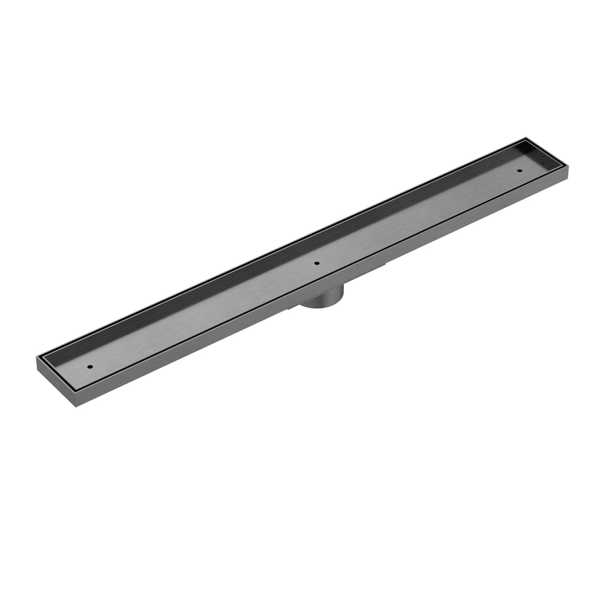 Shower Channel Waste With Tile Insert 900mm - Shadow Gunmetal