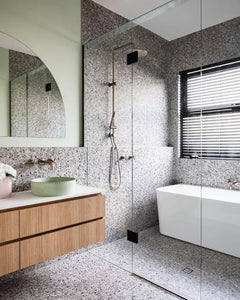 Shower Waste with Tile Insert - Champagne Meir