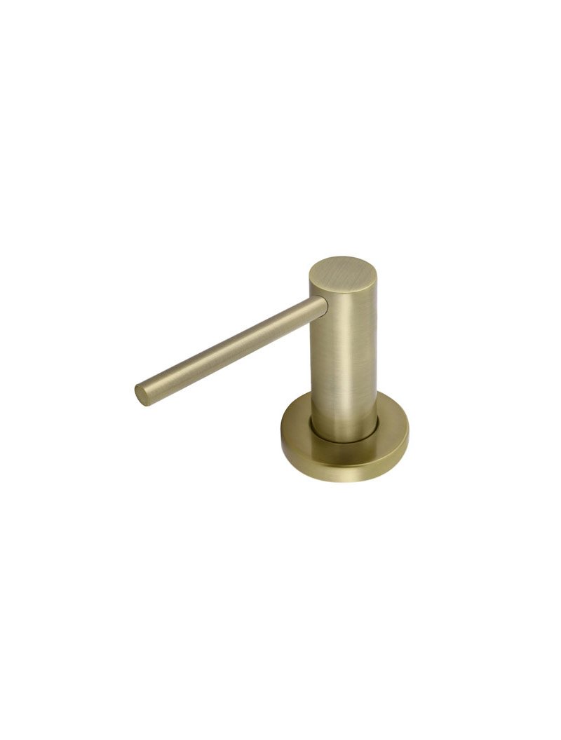 Round Soap Dispenser - PVD Tiger Bronze