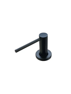 Round Soap Dispenser - Matte Black Meir