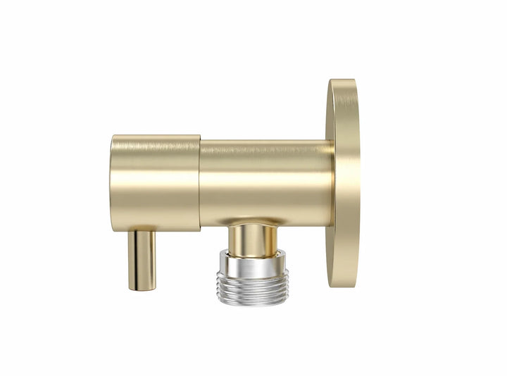 Mini Stop Cistern Tap - PVD Tiger Bronze