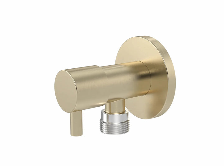 Mini Stop Cistern Tap - PVD Tiger Bronze