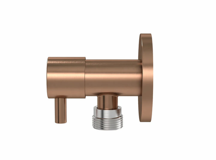 Mini Stop Cistern Tap - Lustre Bronze