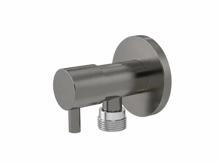 Mini Stop Cistern Tap - Shadow Gunmetal