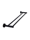 Meir Round Double Towel Rail 60cm - Matte Black