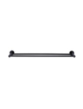 Load image into Gallery viewer, Round Double Towel Rail 600mm - Matte Black Meir
