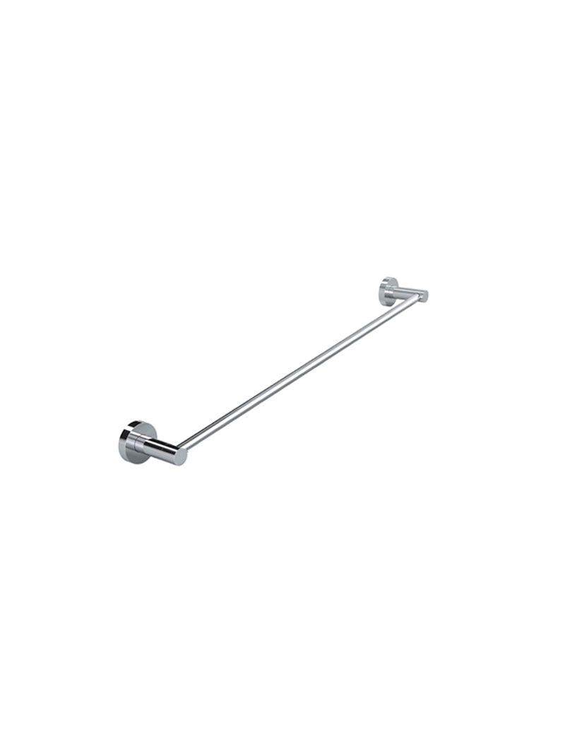 Round Double Towel Rail 600mm - Chrome