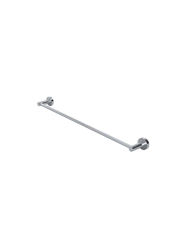 Round Double Towel Rail 600mm - Chrome