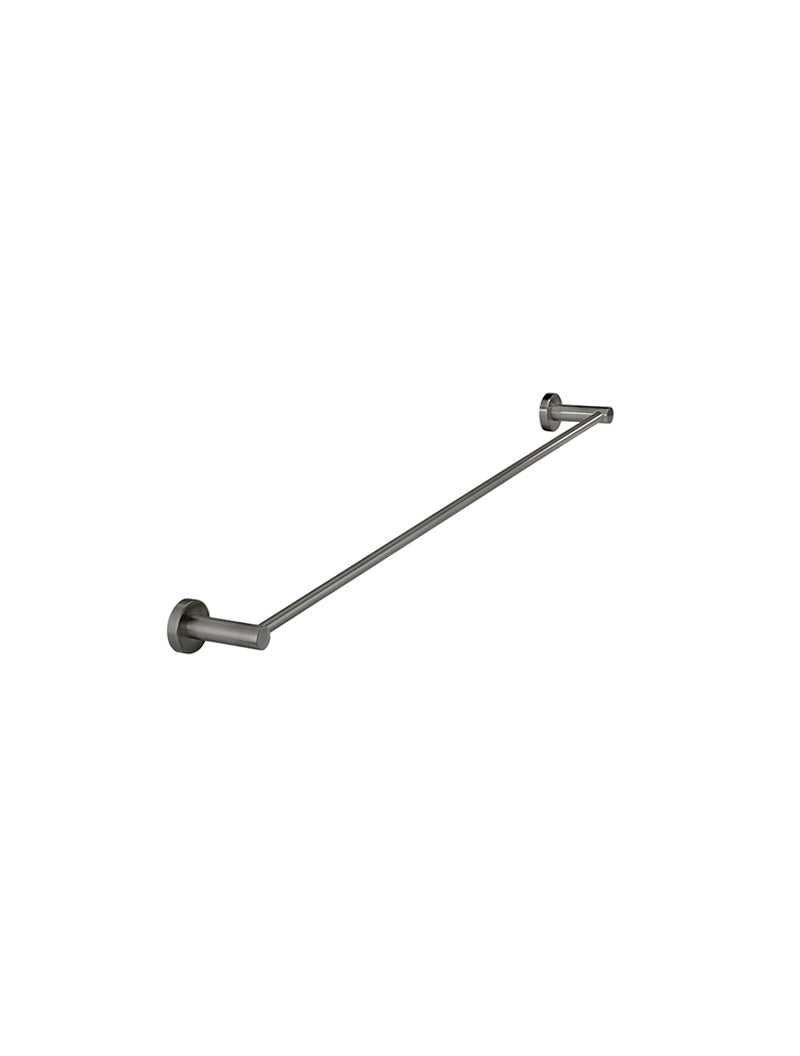 Round Double Towel Rail 600mm - Shadow Gunmetal