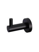 Load image into Gallery viewer, Round Matte Black Robe Hook
