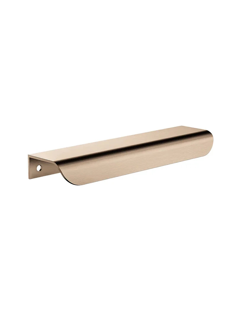 Oppen Edge-Pull 150mm Cabinet Handle (Brushed) - Champagne