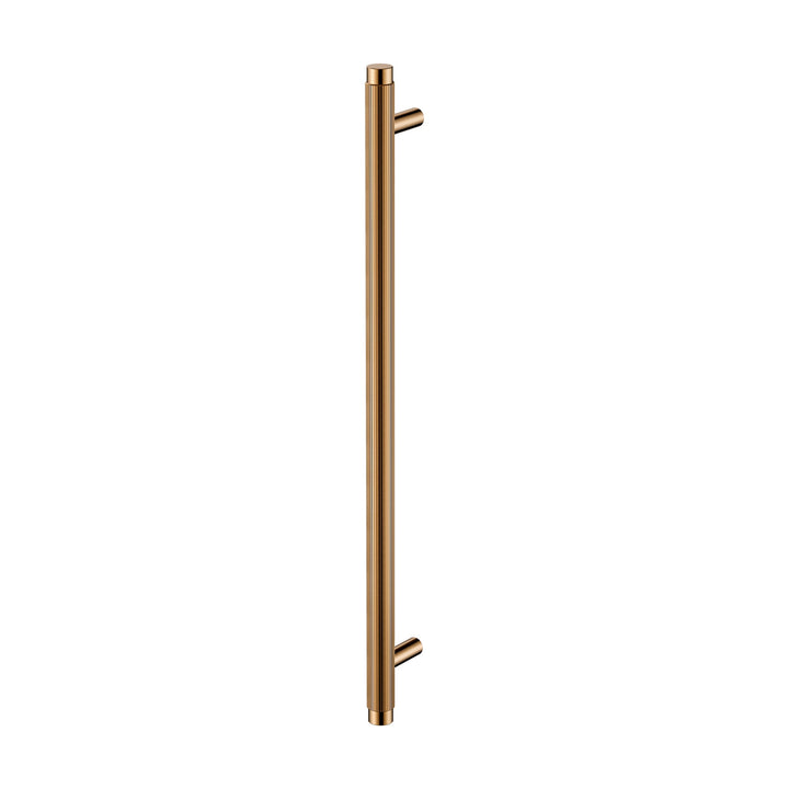 Oppen Appliance Pull Handle (Linear Knurled) - Lustre Bronze