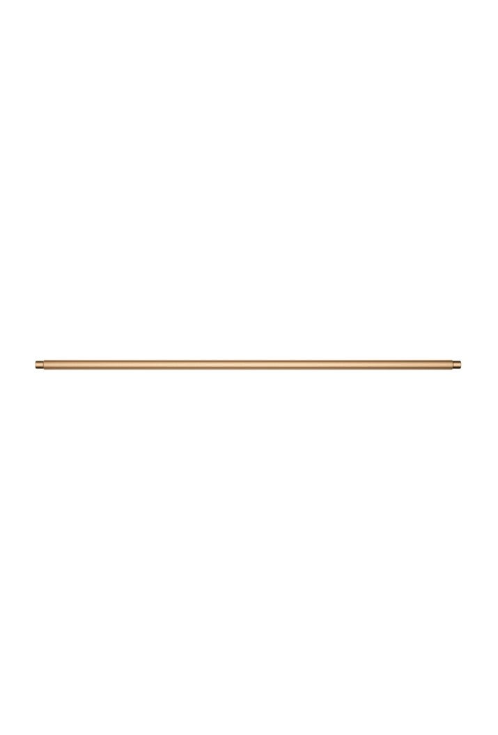 Oppen Round Pull 520mm Cabinet Handle (Linear Knurled) - Lustre Bronze