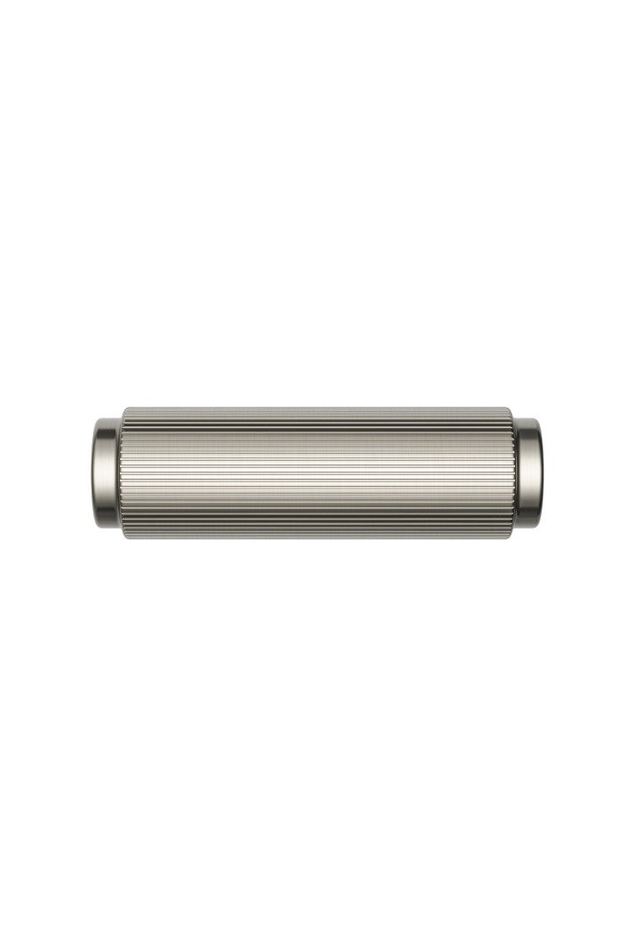 Oppen T-Pull Cabinet Handle (Linear Knurled) - PVD Brushed Nickel