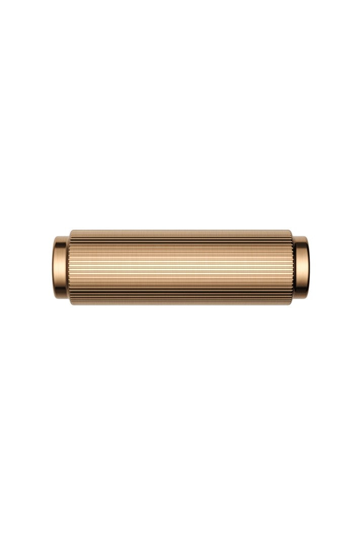Oppen T-Pull Cabinet Handle (Linear Knurled) - Lustre Bronze