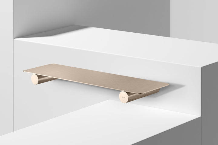 Curvae Shower Shelf 400mm - Champagne