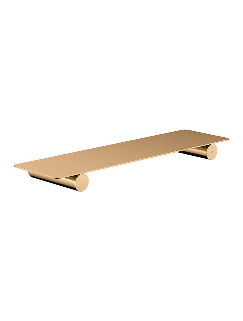 Curvae Shower Shelf 400mm - Lustre Bronze