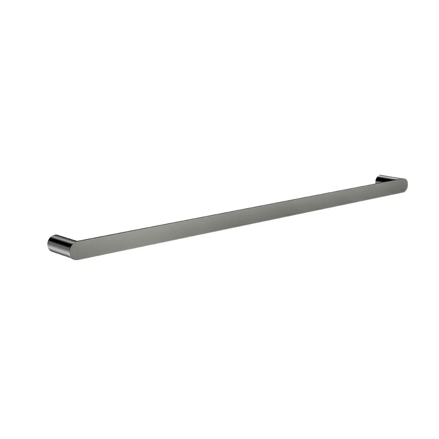 Curvae Single Towel Rail 800mm - Shadow Gunmetal