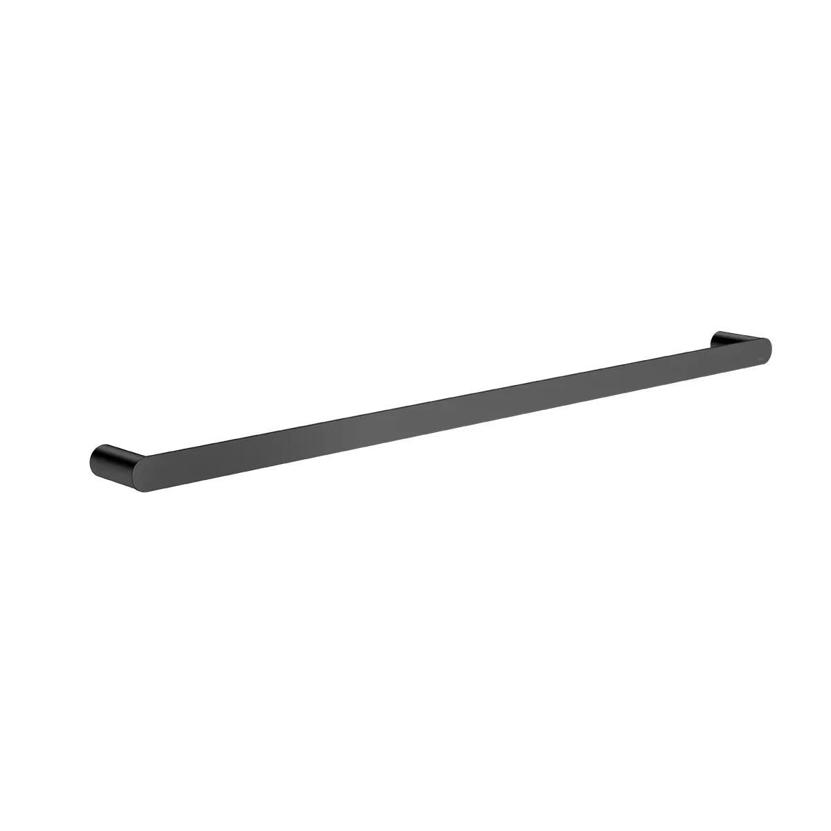 Curvae Single Towel Rail 800mm - Matte Black