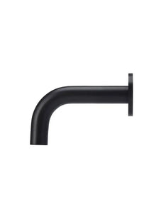 Universal Round Curved Spout 130mm - Matte Black Meir