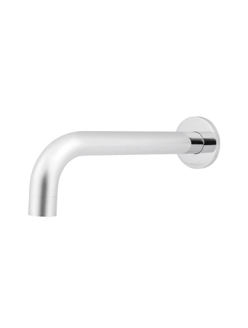 Universal Round Curved Spout - Chrome